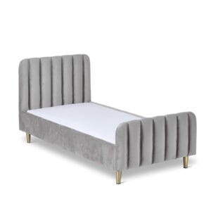 Obaby Gatsby Velvet Single Bed Grey (1)