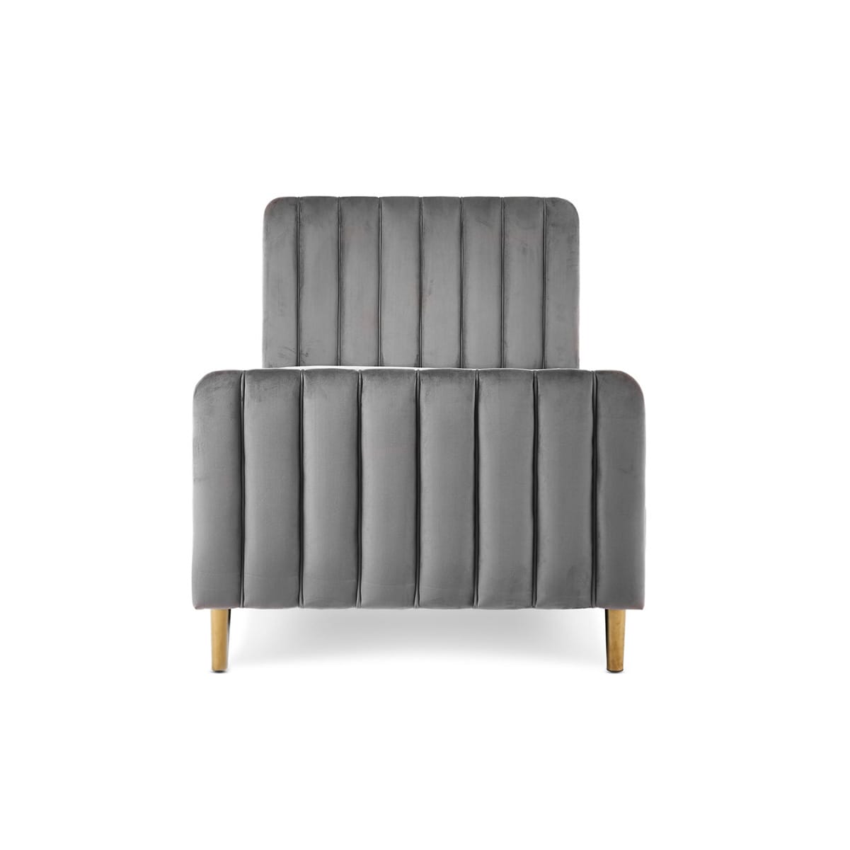 Obaby Gatsby Velvet Single Bed Grey (2)
