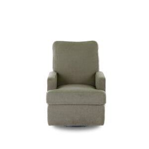 Obaby Madison Swivel Glider Recliner Chair Teddy Fabric Olive (7)