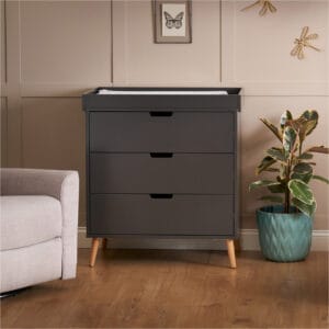 Obaby Maya Changing Unit Slate With Natural