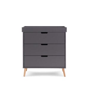 Obaby Maya Changing Unit Slate With Natural (2)