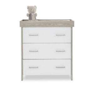 Obaby Nika Changing Unit Grey Wash & White (6)