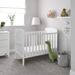 Obaby Obaby Grace Mini Cot Bed White