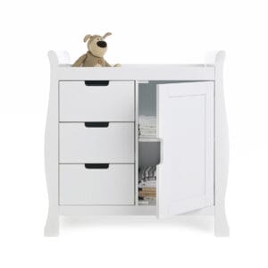 Obaby Stamford Closed Changing Unit White (1)