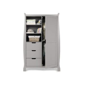 Obaby Stamford Double Wardrobe Warm Grey (1)
