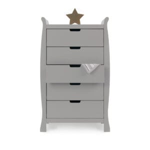 Obaby Stamford Tall Chest Of Drawers Warm Grey (1)