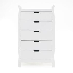 Obaby Stamford Tall Chest Of Drawers White