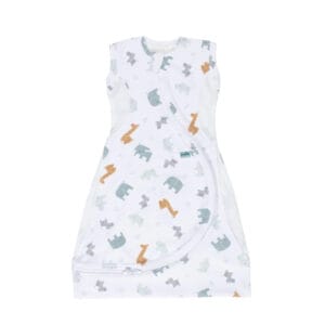 Purflo 0.5 Tog Cuddle To Sleep Bag Animal Safari (2)