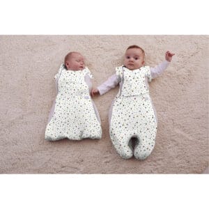 Purflo 0.5 Tog Swaddle To Sleep Bag Scandi Spot (1)