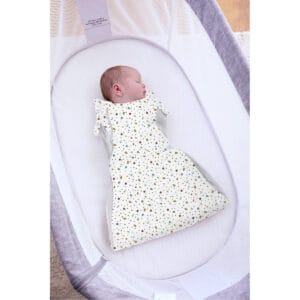 Purflo 0.5 Tog Swaddle To Sleep Bag Scandi Spot (4)