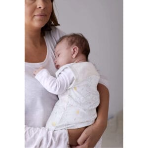Purflo 2.5 Tog Swaddle To Sleep Bag – Stargazer White (2)