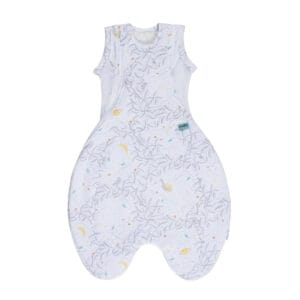 Purflo 2.5 Tog Swaddle To Sleep Bag – Stargazer White