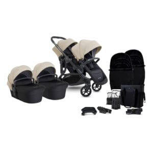 Icandy Orange 4 Twin Bundle Latte