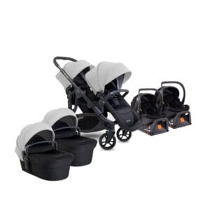 Icandy Orange 4 Twin Travel System Glacier
