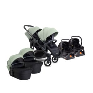 Icandy Orange 4 Twin Travel System Pistachio