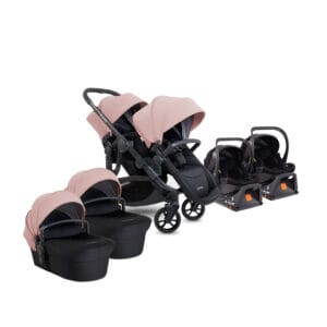 Icandy Orange 4 Twin Travel System Rose