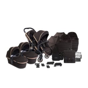 Icandy Peach 7 Complete Twin Bundle Pecan