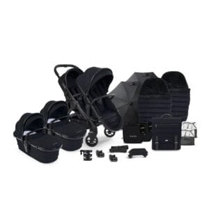 Icandy Peach 7 Twin Complete Bundle Black