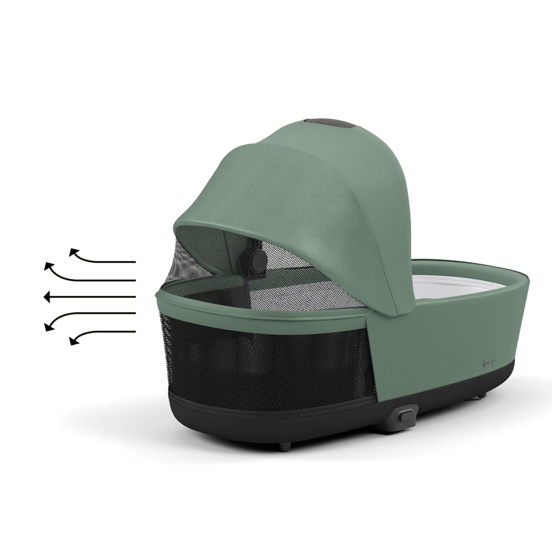 Cybex Priam Lux Carrycot Leaf Green (4)