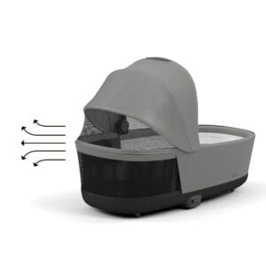 Cybex Priam Lux Carrycot Mirage Grey (4)