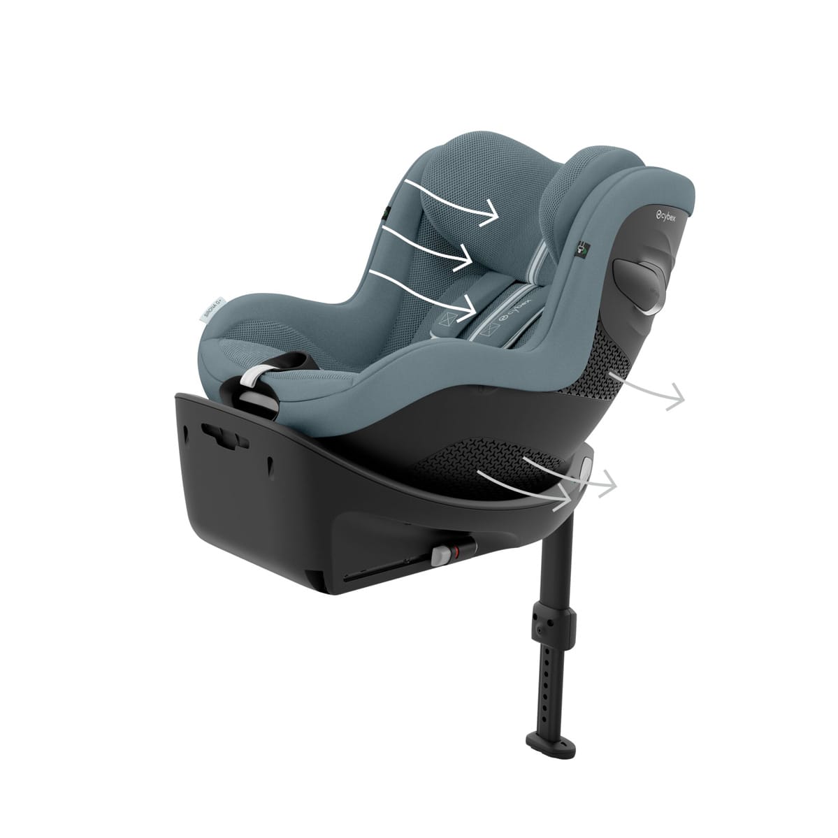 Cybex Sirona G I Size Car Seat Stormy Blue Plus (4)