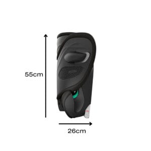 Cybex SOLUTION G2 i-Fix Car Seat - Moon Black PLUS
