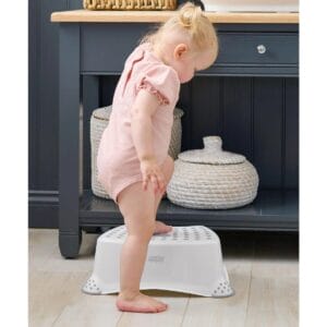 Mamas & papas anti slip step up stool – pebble grey