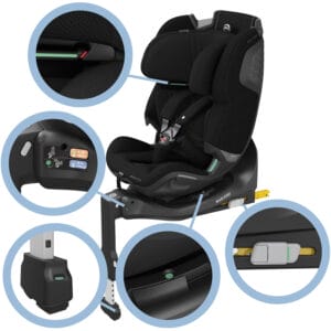 Maxicosi carseat babytoddlerchildcarseat emerald360pro black aut