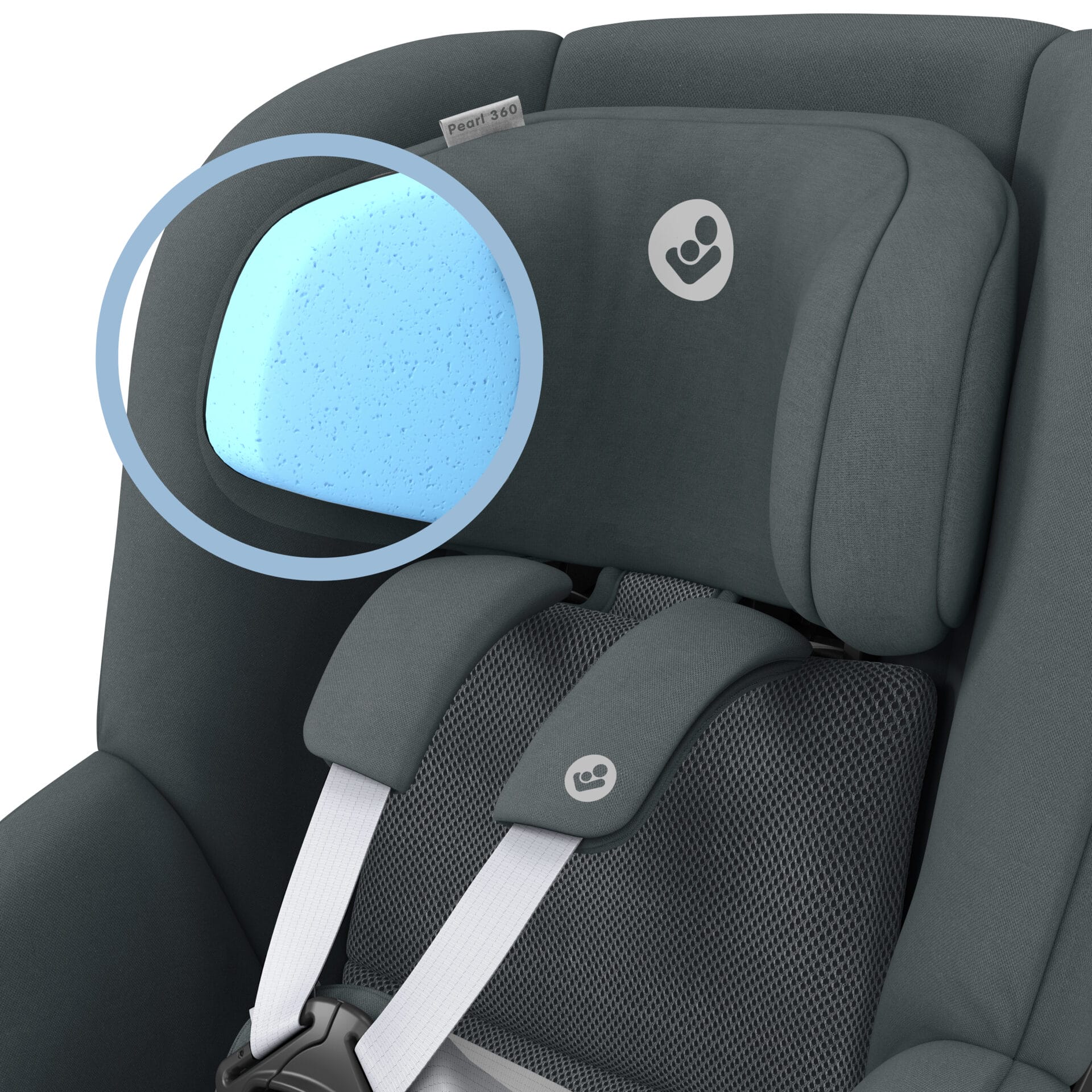 Maxicosi carseat babytoddlercarseat pearl360 grey authenticgraph