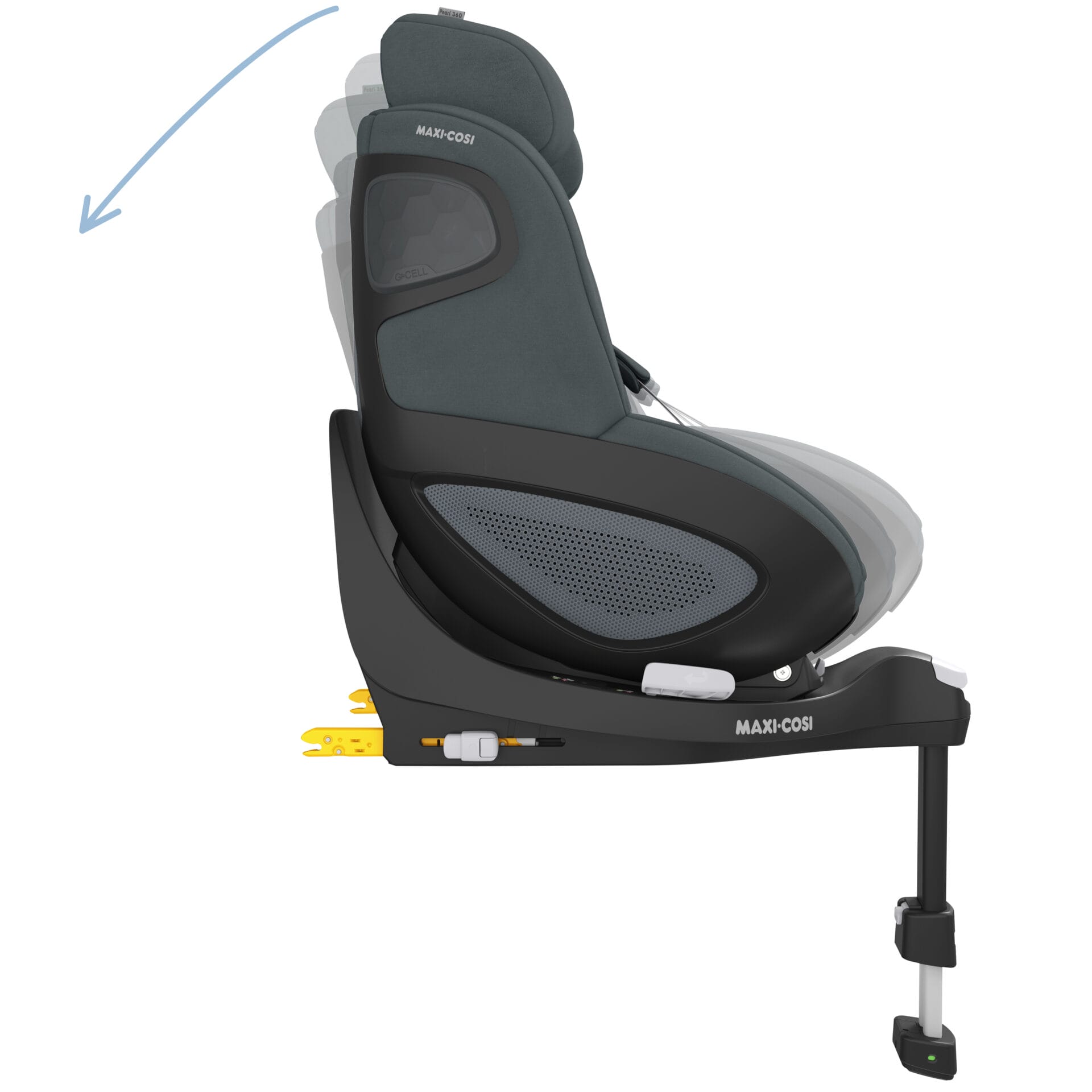 Maxicosi carseat babytoddlercarseat pearl360 grey authenticgraph