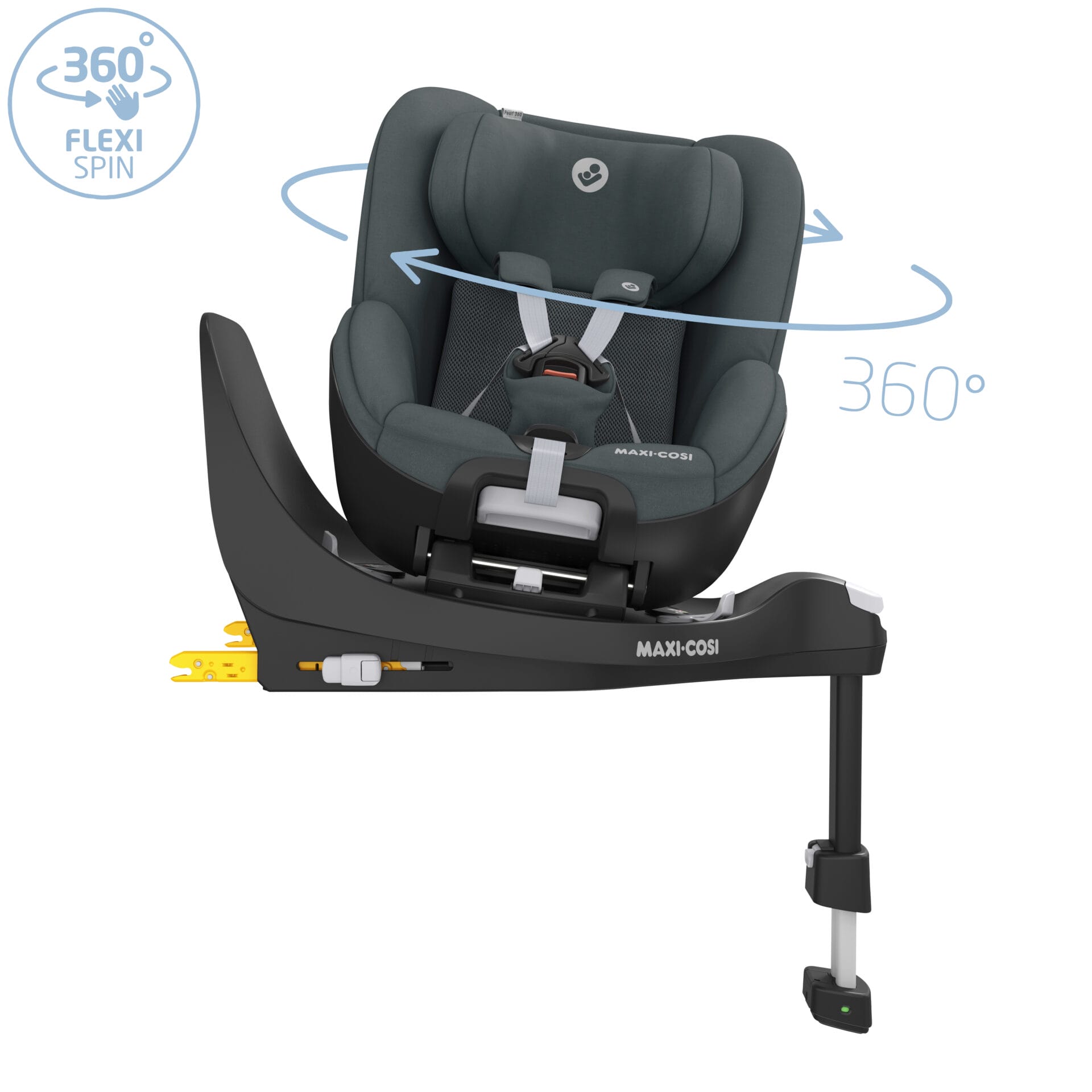 Maxicosi carseat babytoddlercarseat pearl360 grey authenticgraph