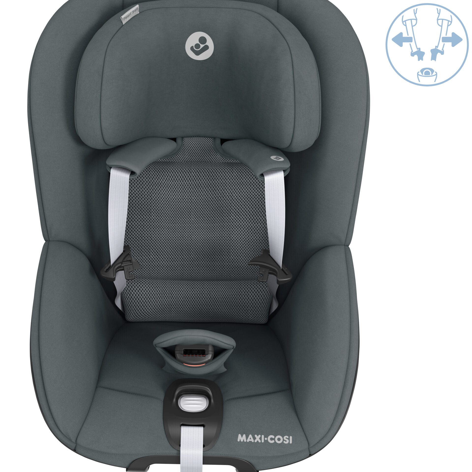 Maxicosi carseat babytoddlercarseat pearl360 grey authenticgraph