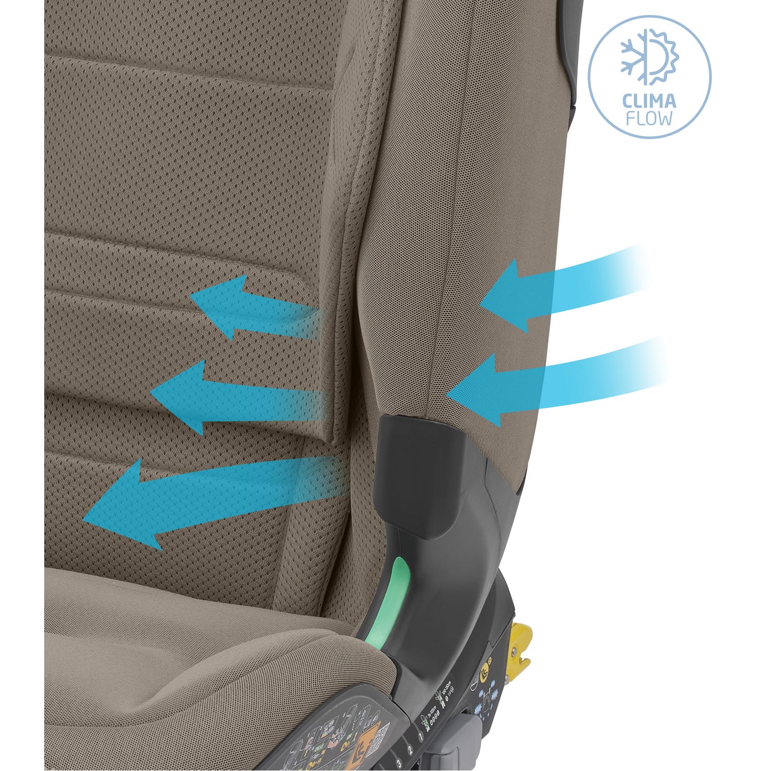 Maxicosi carseat toddlerchildcarseat titanproisize brown authent