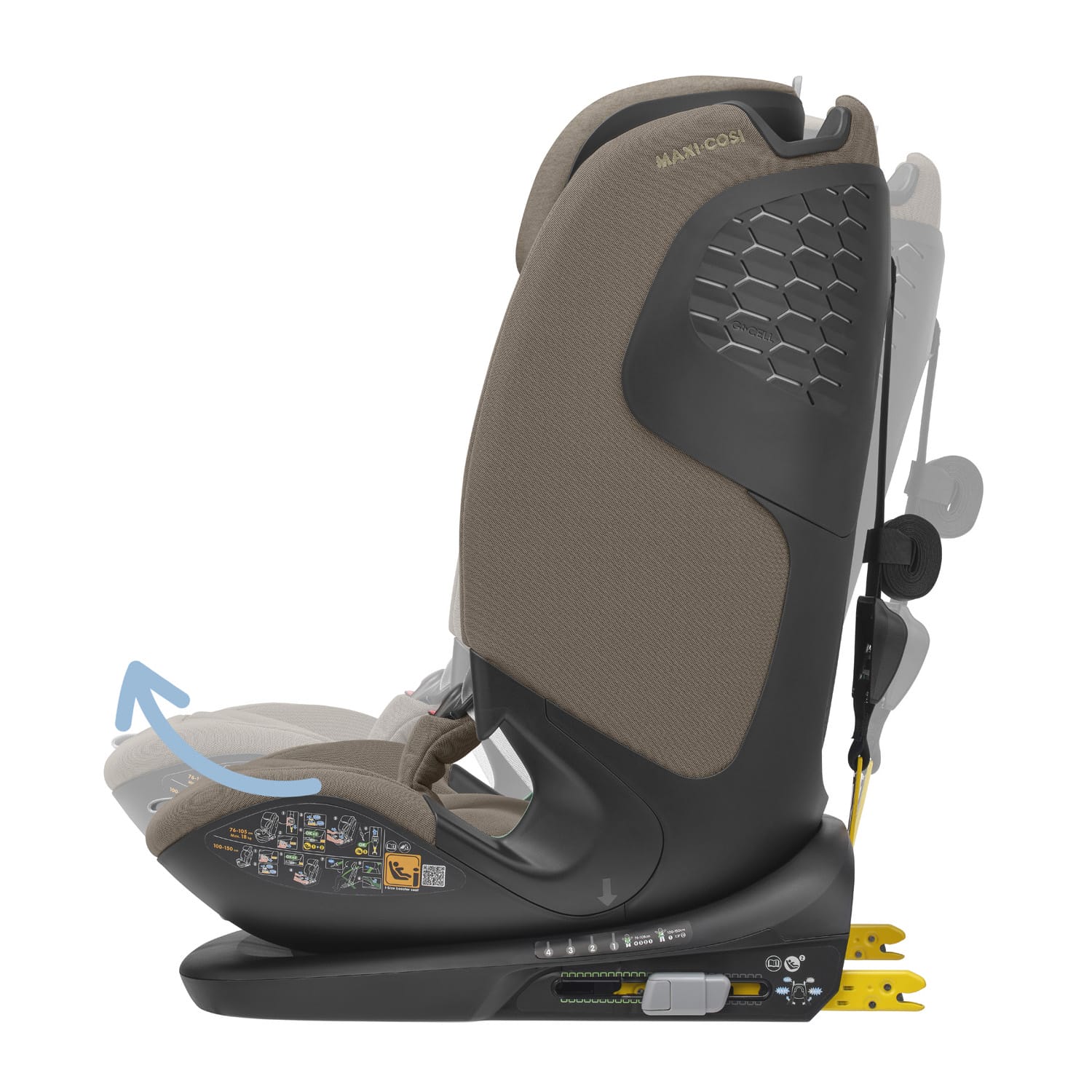 Maxicosi carseat toddlerchildcarseat titanproisize brown authent