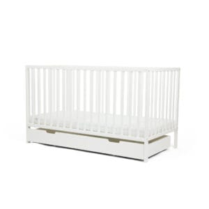 Ickle bubba hartley classic cot with under drawer white