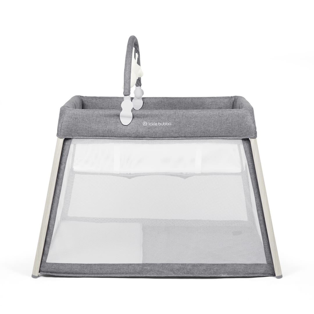 Ickle bubba scout 3in1 travel crib, cot and playpen ash grey (11)