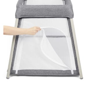 Ickle bubba scout 3in1 travel crib, cot and playpen ash grey (6)