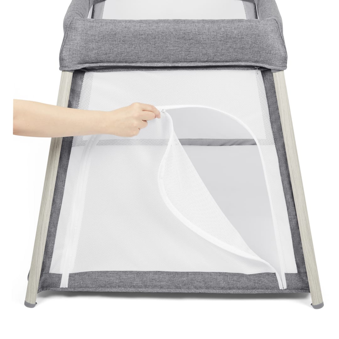 Ickle bubba scout 3in1 travel crib, cot and playpen ash grey (6)
