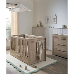 Mamas and papas franklin 2pc room set natural oak