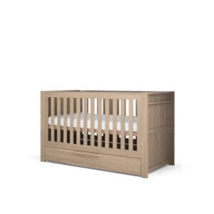 Mamas and papas franklin cot bed natural oak (2)