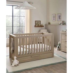Mamas and papas franklin cot bed natural oak (4)