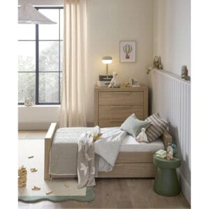 Mamas and papas franklin cot bed natural oak (5)
