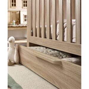 Mamas and papas franklin cot bed natural oak (6)