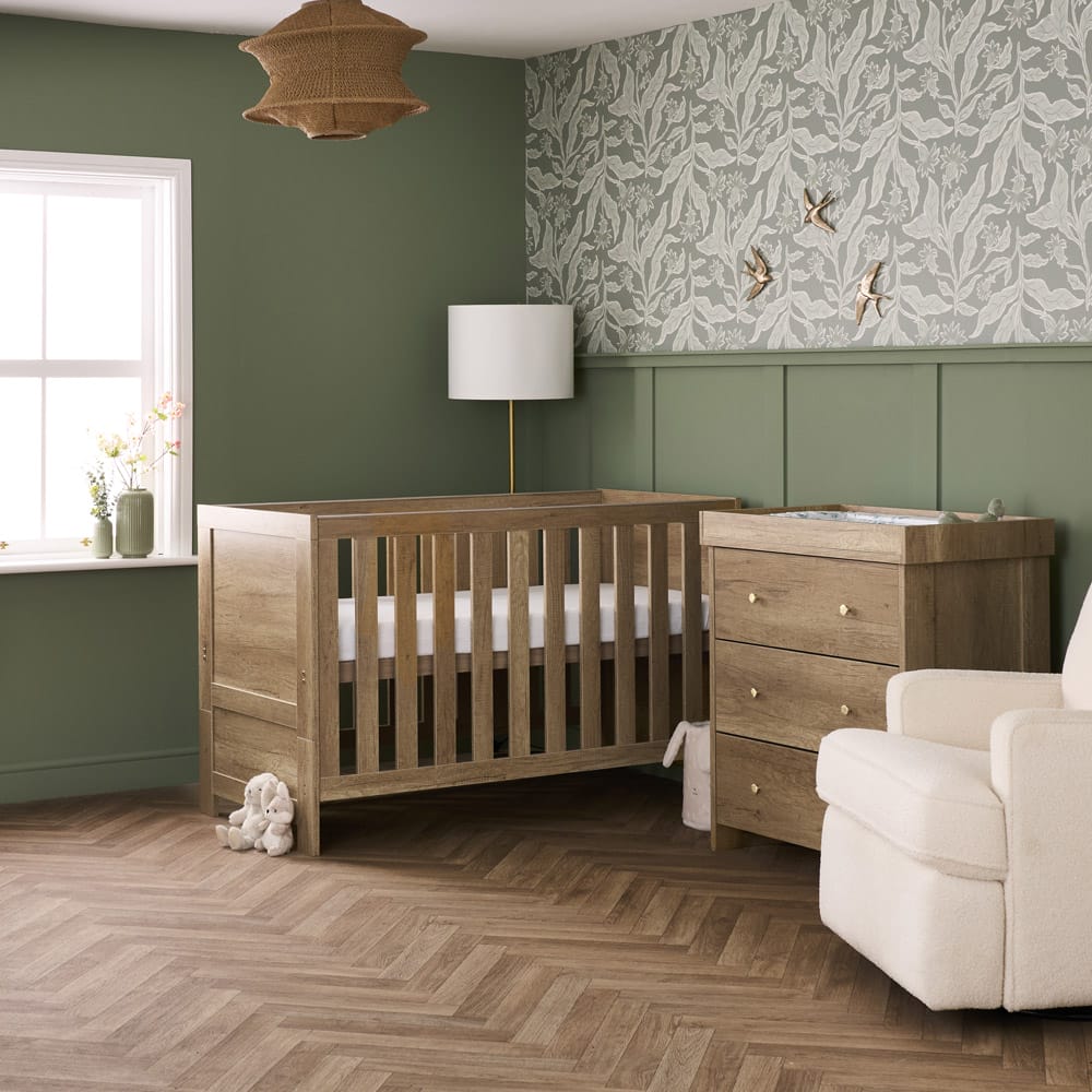 Obaby Nika 2 Piece Room Set - Oak