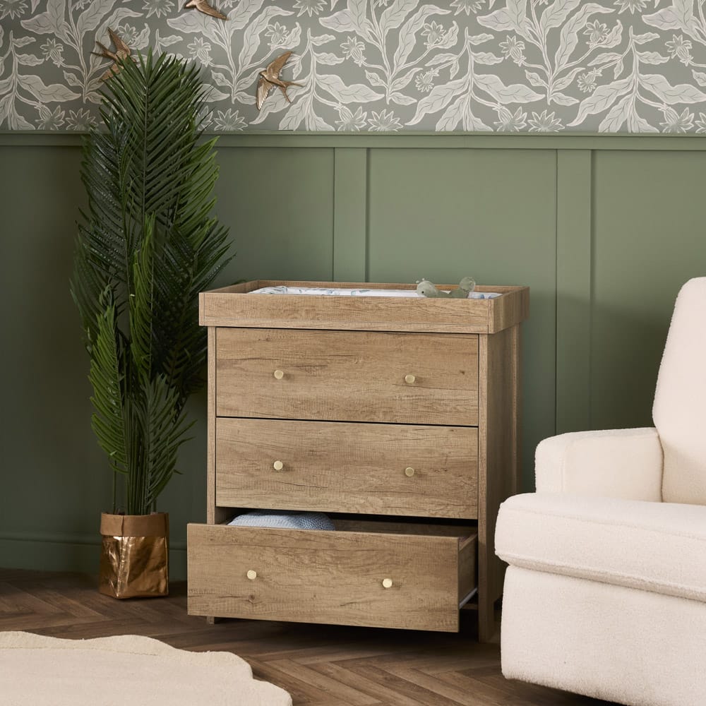 Obaby Nika Changing Unit - Oak