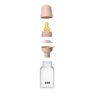 Bibs baby bottle round latex 1 pack 150 ml slow flow blush (2)