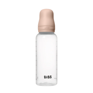 Bibs baby bottle round latex 1 pack 270 ml medium flow blush (1)