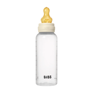 Bibs baby bottle round latex 1 pack 270 ml medium flow ivory