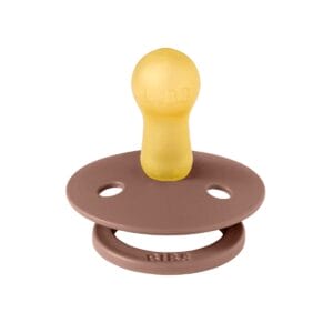 Bibs pacifier colour 2 pack woodchuckblush (1)