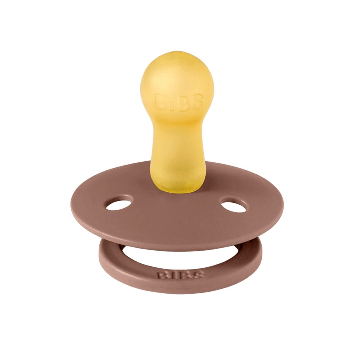 Bibs pacifier colour 2 pack woodchuckblush (1)